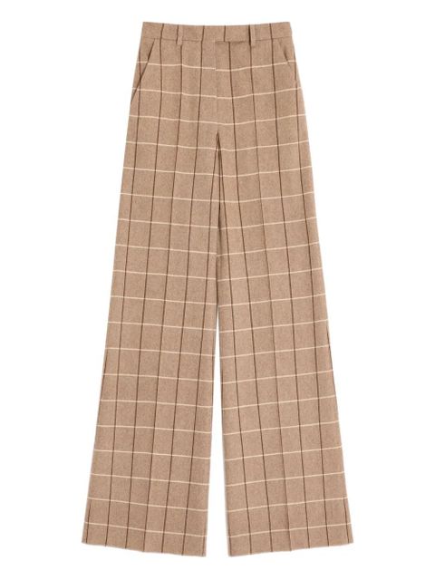 Valentino Garavani windowpane-check trousers - Neutrals - zdjęcie produktu nr 1