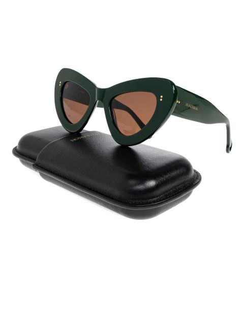 JW Anderson cat-eye tinted sunglasses - Green