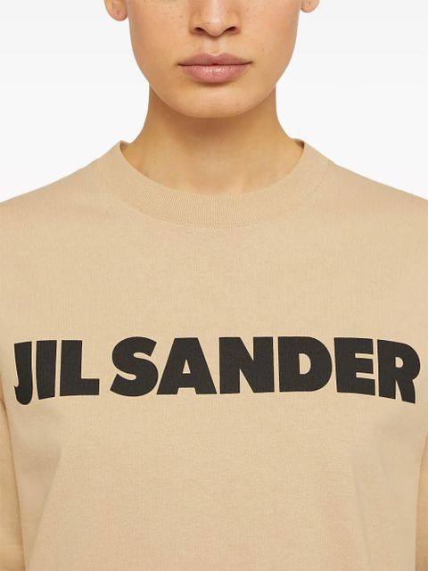 Jil Sander Logo T-Shirt - Brown - zdjęcie produktu nr 2