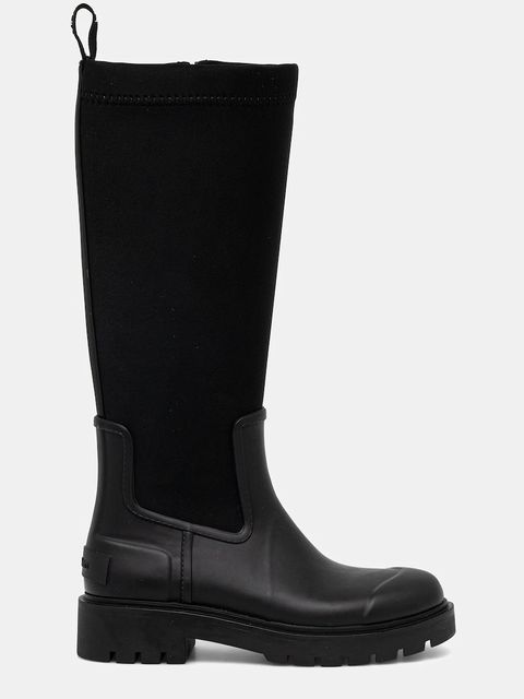 Calvin Klein kalosze HIGH RAINBOOT NEOPRENE damskie kolor czarny YW0YW02002 - zdjęcie produktu nr 2