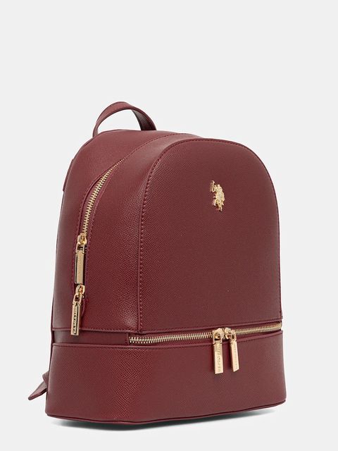 U.S. Polo Assn. plecak Jones damski kolor bordowy mały BEUJE8653WVP