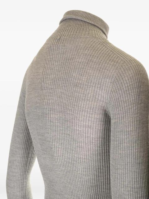 Sportmax Flavia ribbed-knit sweater - Grey