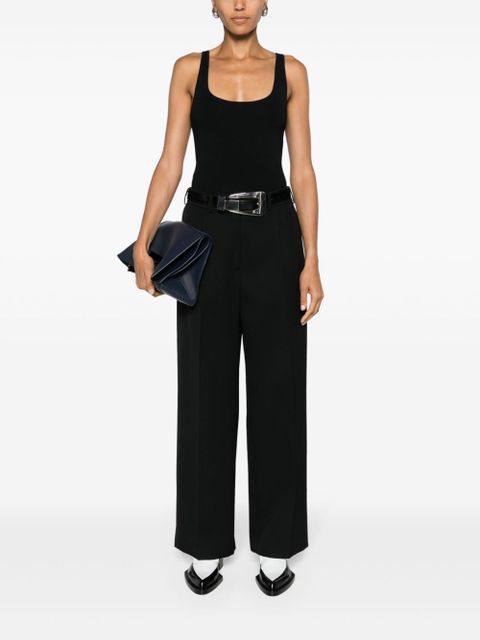 TOTEME fine-knit tank top - Black