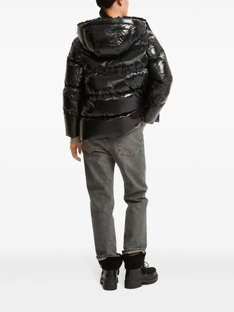 Yves Salomon duck-down padded jacket - Black