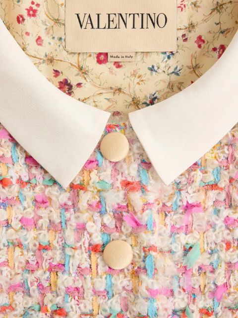 Valentino Garavani candy tweed jacket - Pink