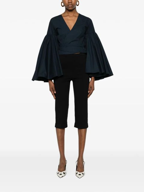 Jacquemus cropped blouse - Blue