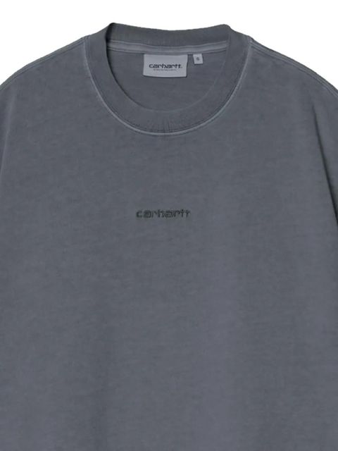 Carhartt WIP Benton embroidered-logo T-shirt - Grey