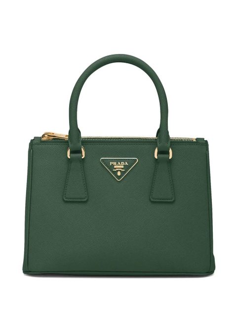 Prada small Galleria leather tote bag - Green - zdjęcie produktu nr 1