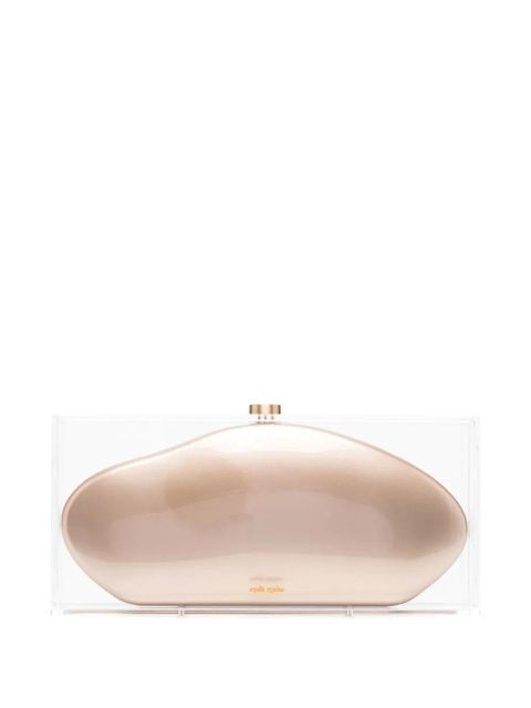 Cult Gaia Annika acrylic clutch bag - Gold - zdjęcie produktu nr 1