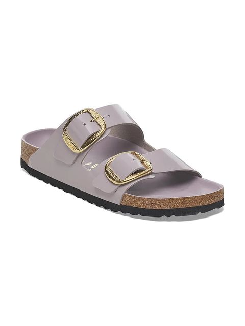 Birkenstock klapki skórzane Arizona Hammered Buckle - zdjęcie produktu nr 2