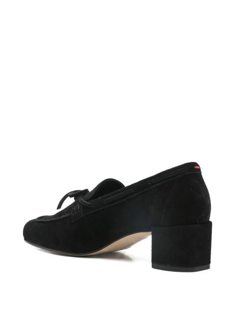 Aeyde Grenn suede bow pumps - Black - zdjęcie produktu nr 2