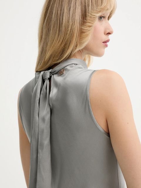 Fracomina sukienka kolor szary maxi prosta FS25WD2009W45101