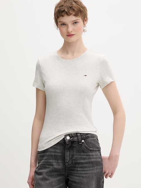Tommy Jeans t-shirt basic damski bawełniany - zdjęcie produktu nr 2