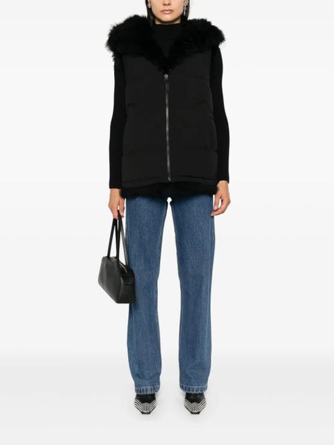 Yves Salomon reversible gilet - Black - zdjęcie produktu nr 2