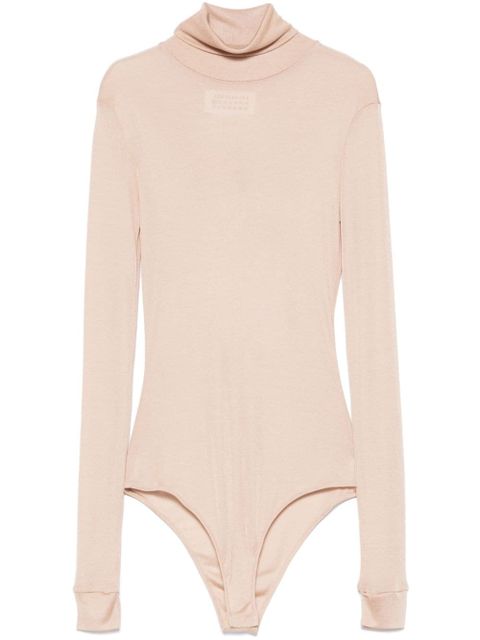 Maison Margiela four stitch-logo bodysuit - Neutrals - zdjęcie produktu nr 1