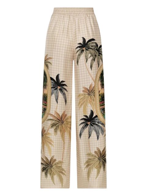 AMIRI paradise palm print trousers - Neutrals - zdjęcie produktu nr 2
