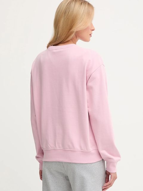 Calvin Klein Jeans bluza damska kolor różowy z nadrukiem LV047B234G