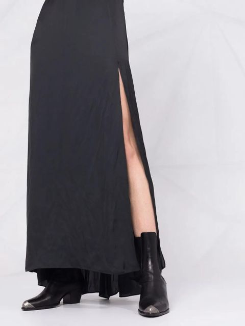 Zadig&Voltaire satin empire line dress - Black