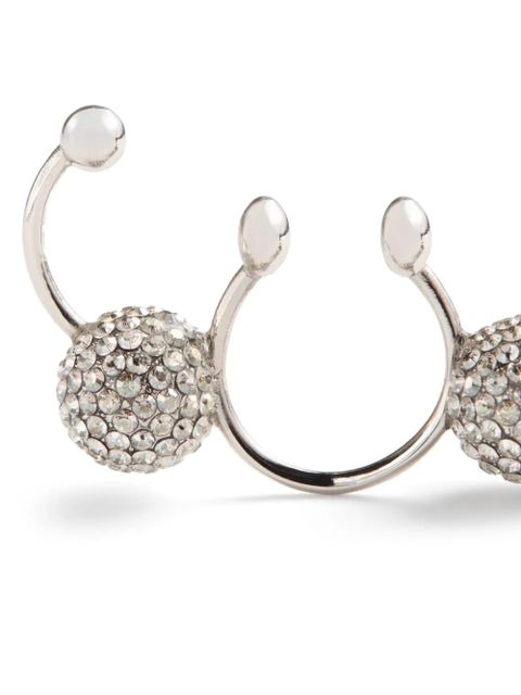 Valentino Garavani Poetique des Gouttes nose ring - Silver
