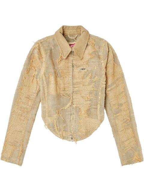 Diesel cropped jacket - Neutrals - zdjęcie produktu nr 1