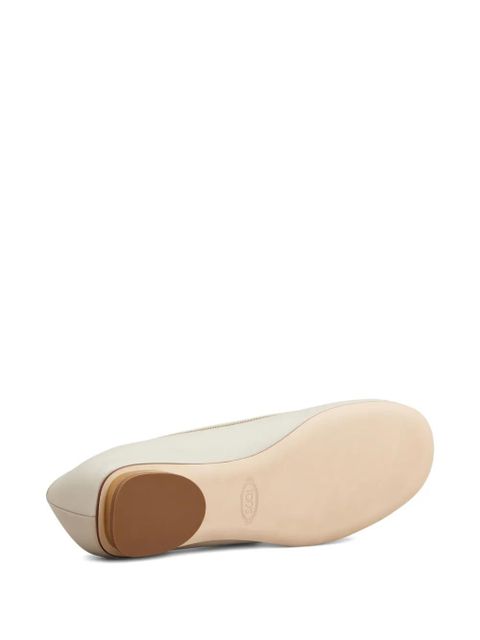 Tod's bow-detail ballet flats - Neutrals