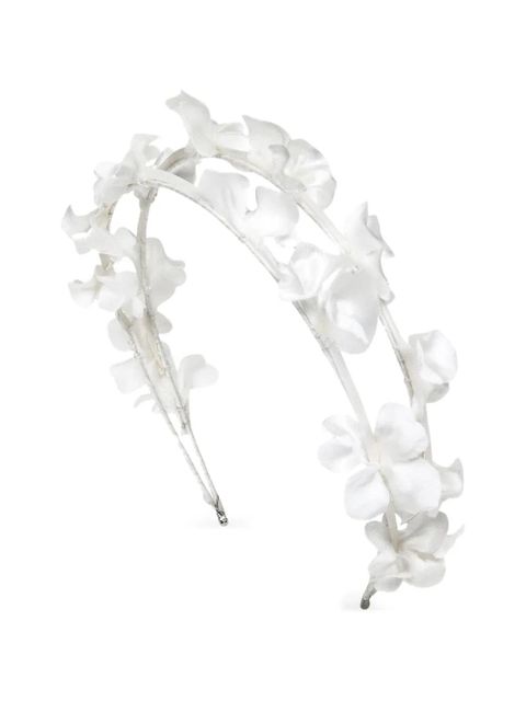 Jennifer Behr Isabella floral headband - White - zdjęcie produktu nr 1