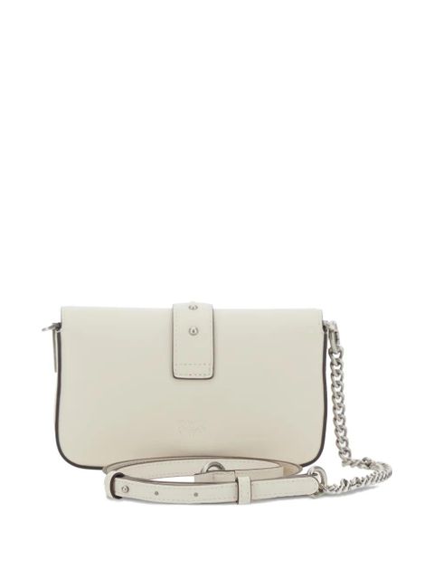 PINKO Love One Slouchy crossbody bag - Neutrals