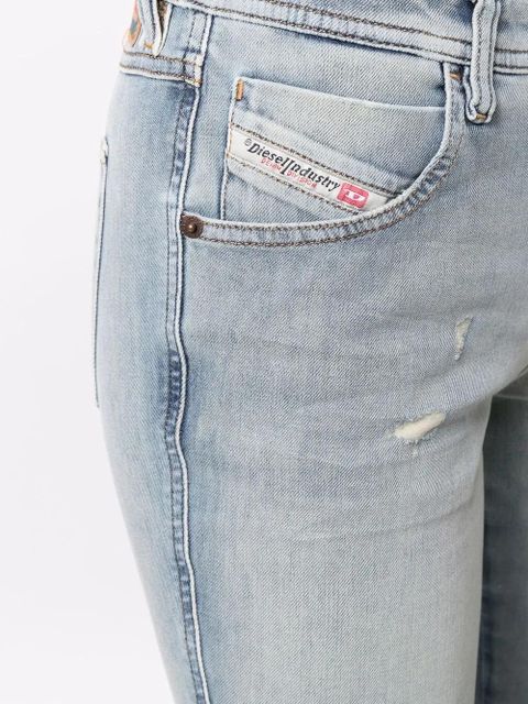 Diesel distressed-effect skinny jeans - Blue