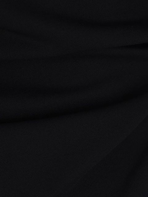 Róhe asymmetrical draped top - Black