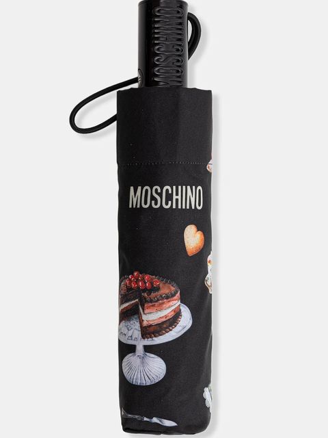 Moschino parasol kolor czarny 8953