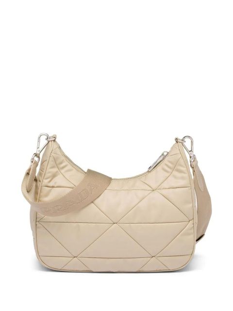 Prada Padded Re-Nylon shoulder bag - Neutrals
