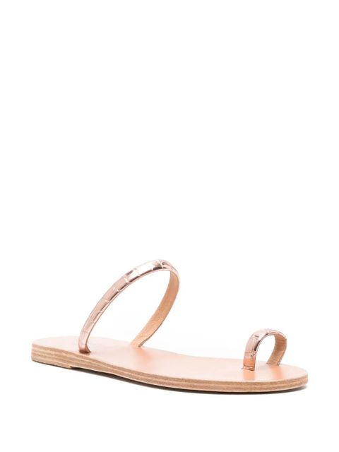 Ancient Greek Sandals Ophion flat leather sandals - Pink - zdjęcie produktu nr 2