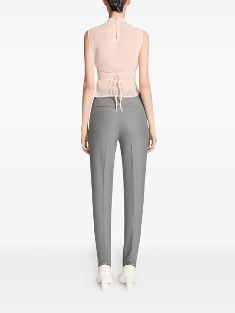DRIES VAN NOTEN stirrup trousers - Grey