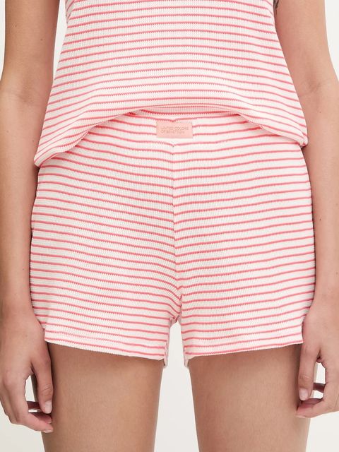 United Colors of Benetton piżama bawełniana damska kolor różowy bawełniana 36LC3P03V