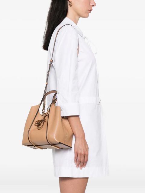 Tod's leather tote bag - Brown - zdjęcie produktu nr 2