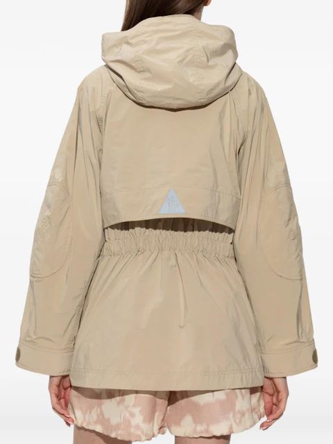 Moncler Grenoble Lerozel hooded multi-pocket zip-up acket - Neutrals