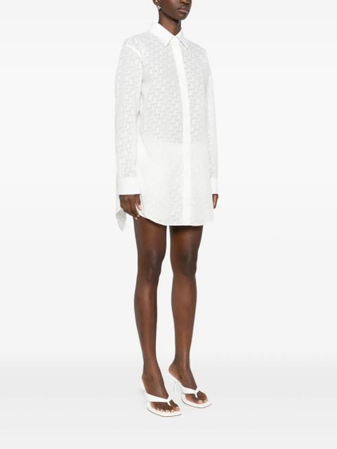 Off-White patterned shirt - 0118 WHITE