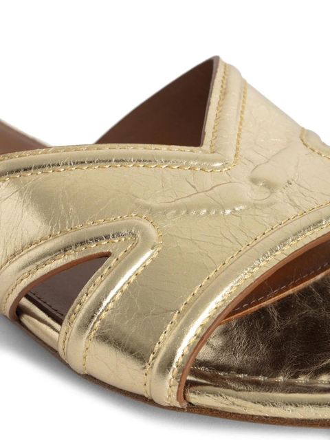 Zadig&Voltaire Azora slides - Gold - zdjęcie produktu nr 2