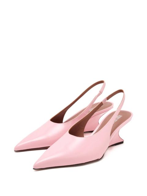 Paris Texas Nina slingback wedge pumps - Pink - zdjęcie produktu nr 2