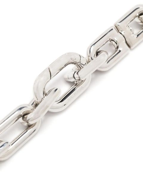 Balenciaga logo-chain-link necklace - Silver