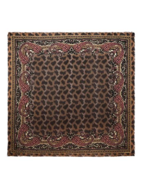 ETRO cashmere-blend scarf - Brown - zdjęcie produktu nr 1