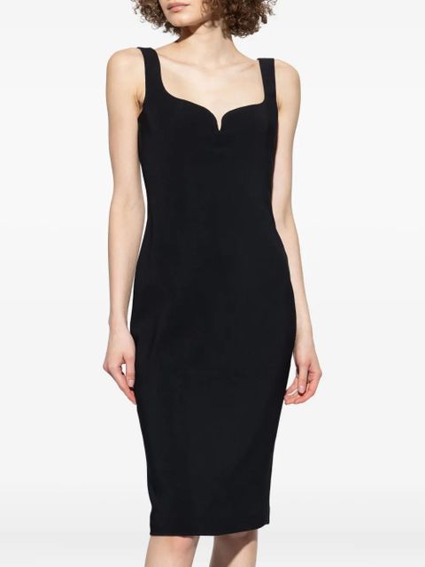 Versace sweetheart-neckline midi dress - Black - zdjęcie produktu nr 2