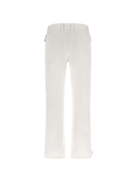 Rabanne zip jeans - White