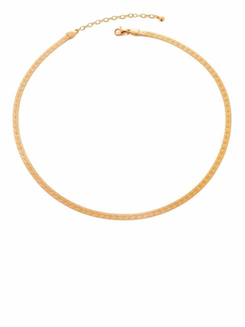 Monica Vinader Heart snake chain choker necklace - Gold - zdjęcie produktu nr 1