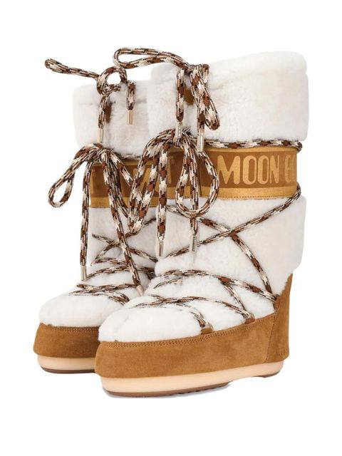 Moon Boot Lab69 Icon logo lace-up boots - Brown - zdjęcie produktu nr 2