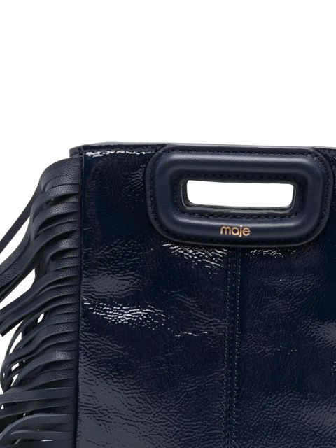 Maje mini fringe handle cross body bag - Blue - zdjęcie produktu nr 2