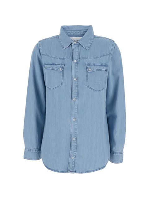 Ba&Sh Adali button-front denim shirt - Blue - zdjęcie produktu nr 1
