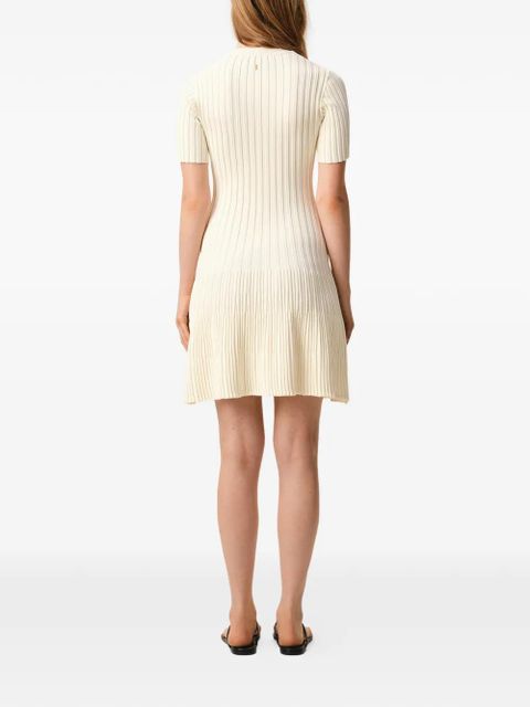 AMI Paris ribbed mini dress - Neutrals