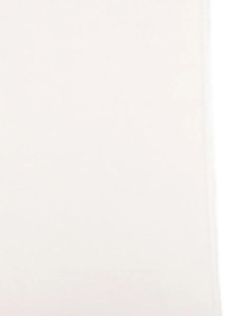 TOTEME frayed -trim classic scarf - White