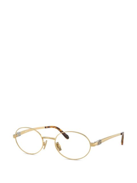 Miu Miu round-frame glasses - Gold - zdjęcie produktu nr 2